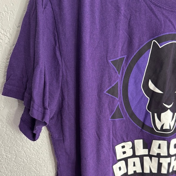 Marvel Purple Black Panther Short Sleeve Tee - Picture 4 of 5